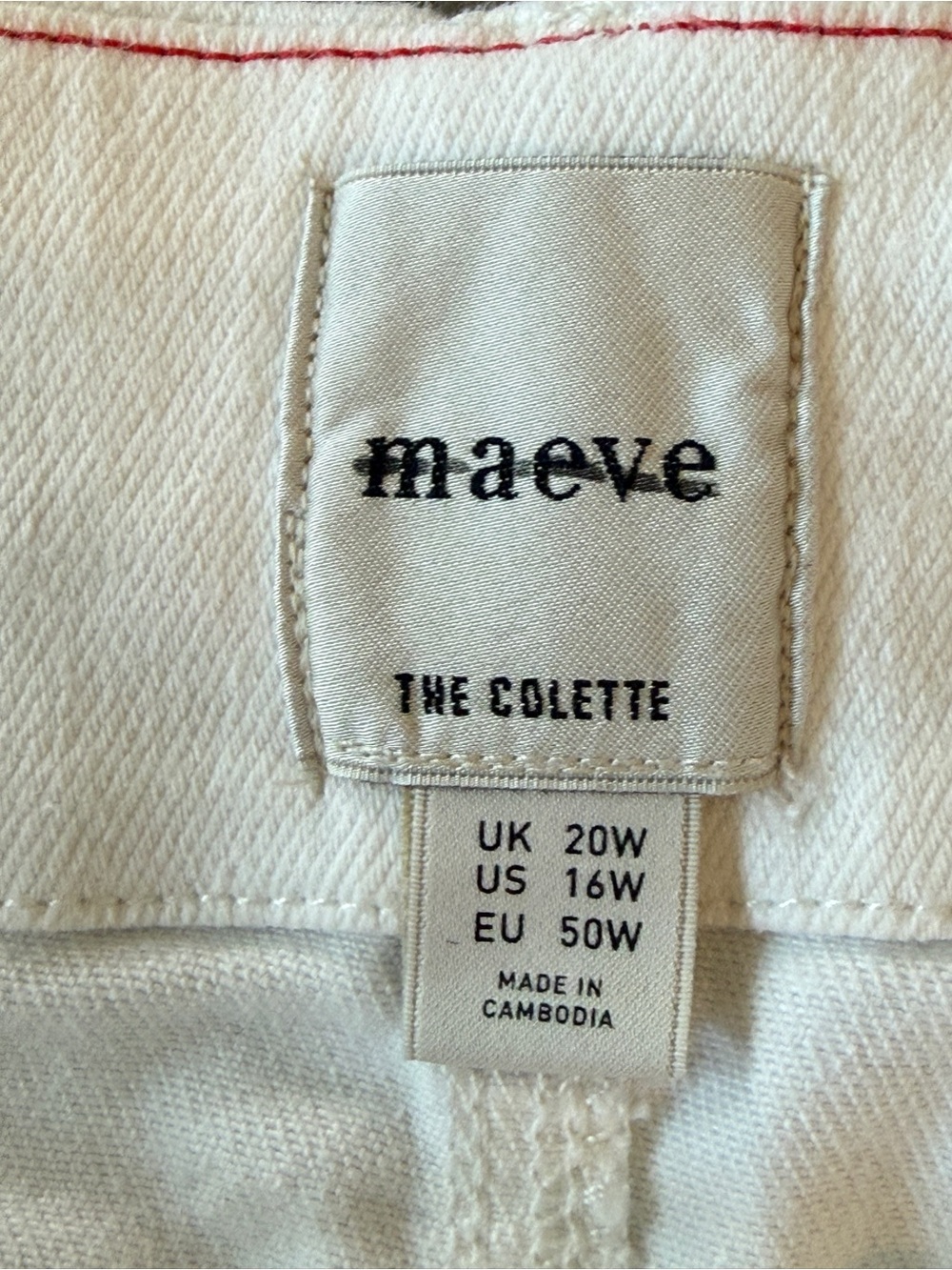 Anthropologie Maeve Colette Scallop Hem Crop Wide Leg Jeans 25906 - Picture 13 of 16